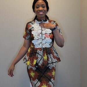 Abby Sunshine African print set